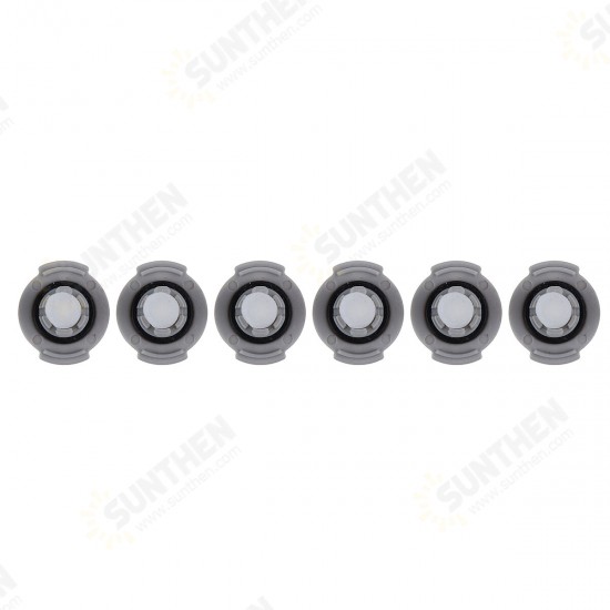 20pcs Replacements for Xiaomi Roborock S6 S60 S65 S5 MAX T6 Vacuum Cleaner Parts Accessories Main Brushes*2 Side Brushes*3 HEPA Filters*4 Mop Clothes*4 Water Codes*6 Wheel Caster*1[Non Original]