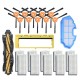 23pcs Replacements for N79 Vacuum Cleaner Parts Accessories Main Brush*1 Side Brushes*10 HEPA Filters*10 Primary Filter*1 Main Brush Cover*1 [Non-Original]