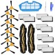 25pcs Replacements for Deebot N79 N79S Vacuum Cleaner Parts Accessories Main Brushes*2 Side Brushes*10 HEPA Filters*10 Primary Filter*1 Cleaning Tool*1 Screwdriver*1 [Non-Original]