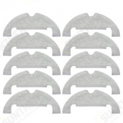 2/6/10Pcs Mop Clothes Replacements for Dreame Z10 Pro/L10 Plus Robot Vacuum Cleaner Parts Accessories [Not-original]