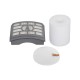 3pcs Replacements for Shark NV500 NV501 Parts Accessories HEPA Filter*1 Sponge*1 Scouring Pad*1[Not-original]