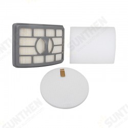 3pcs Replacements for Shark NV500 NV501 Parts Accessories HEPA Filter*1 Sponge*1 Scouring Pad*1[Not-original]