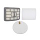 3pcs Replacements for Shark NV500 NV501 Parts Accessories HEPA Filter*1 Sponge*1 Scouring Pad*1[Not-original]