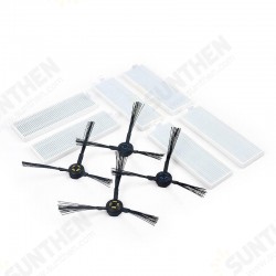 4*Side Brushs 6*Filters Robot Vacuum Replacement Kits for A7/A9S Vacuum Cleaner 4*Side Brushs 6*Filters Robot Vacuum Replacement Kits for A7/A9S Vacuum Cleaner