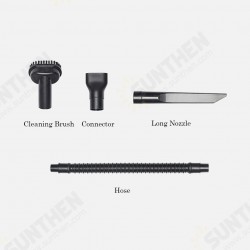 4pcs Replacements for CFV2 Vacuum Cleaner Cleaning Brush*1 Connector*1 Hose*1 Long Nozzle*1 4pcs Replacements for CFV2 Vacuum Cleaner Cleaning Brush*1 Connector*1 Hose*1 Long Nozzle*1