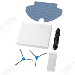 5pcs Vacuum Cleaner Replacements for BW-VC2 VC1 Robot Vacuum Cleaner Main Brush*1 Side Brushes*2 HEPA Filter*1 Rag*1 5pcs Vacuum Cleaner Replacements for BW-VC2 VC1 Robot Vacuum Cleaner Main Brush*1 Side Brushes*2 HEPA Filter*1 Rag*1
