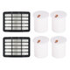 6pcs Replacements for Shark nv500 Vacuum Cleaner Parts Accessories HEPA Filters*2 Filter Cottons*4 6pcs Replacements for Shark nv500 Vacuum Cleaner Parts Accessories HEPA Filters*2 Filter Cottons*4
