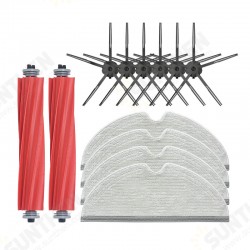 8/12/26pcs Replacements for Roborock Q7 MAX Q7 MAX+ Main Brush Side Brush Mop Cloth 8/12/26pcs Replacements for Roborock Q7 MAX Q7 MAX+ Main Brush Side Brush Mop Cloth