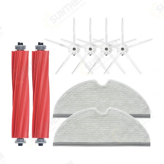 8/12/26pcs Replacements for Roborock Q7 MAX Q7 MAX+ Main Brush Side Brush Mop Cloth 8/12/26pcs Replacements for Roborock Q7 MAX Q7 MAX+ Main Brush Side Brush Mop Cloth