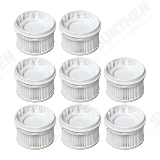 8pcs HEPA Filters Replacements for Mijia 1C Vacuum Cleaner Parts Accessories [Non-Original]
