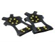 1 Pair Anti Slip Crampons Shoes Cover Ice Snow Gripper Cleats Spike Boot Protector Grips