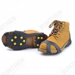 1 Pair Anti Slip Crampons Shoes Cover Ice Snow Gripper Cleats Spike Boot Protector Grips 1 Pair Anti Slip Crampons Shoes Cover Ice Snow Gripper Cleats Spike Boot Protector Grips