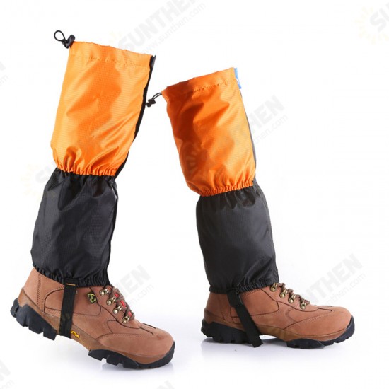 1 Pair Shoe Gaiters Waterproof Walking Boot Warm Covers Camping Hiking Trekking Climbing Snow Legging