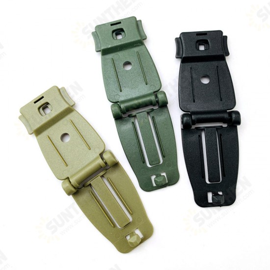 1PC EDC Molle Backpack Bag Buckle Hiking Tactical Hanging Connecting Fixed Buckle Clip