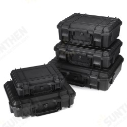 4 Sizes ABS Plastic Sealed Waterproof Storage Case Foam Impact -Resistant Hiking Portable Tool Box Dry Box 4 Sizes ABS Plastic Sealed Waterproof Storage Case Foam Impact -Resistant Hiking Portable Tool Box Dry Box