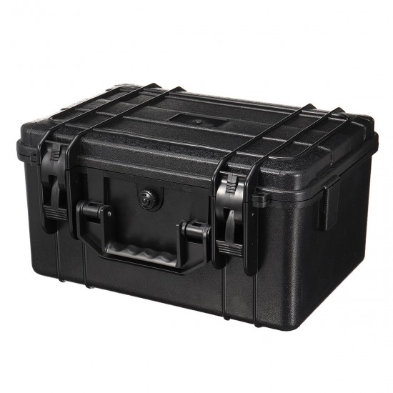 4 Sizes ABS Plastic Sealed Waterproof Storage Case Foam Impact -Resistant Hiking Portable Tool Box Dry Box
