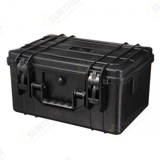 4 Sizes ABS Plastic Sealed Waterproof Storage Case Foam Impact -Resistant Hiking Portable Tool Box Dry Box