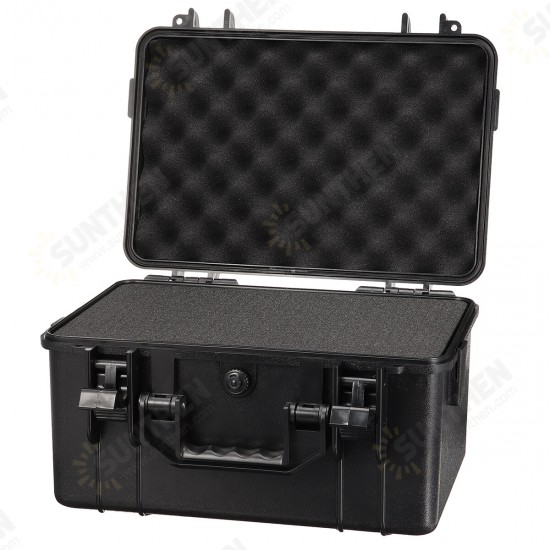 4 Sizes ABS Plastic Sealed Waterproof Storage Case Foam Impact -Resistant Hiking Portable Tool Box Dry Box