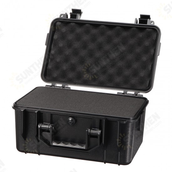 4 Sizes ABS Plastic Sealed Waterproof Storage Case Foam Impact -Resistant Hiking Portable Tool Box Dry Box