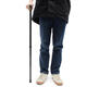 75-90CM Metal Walking Hiking Stick Travel Folding Cane Pole Compact Adjustable Alpenstock