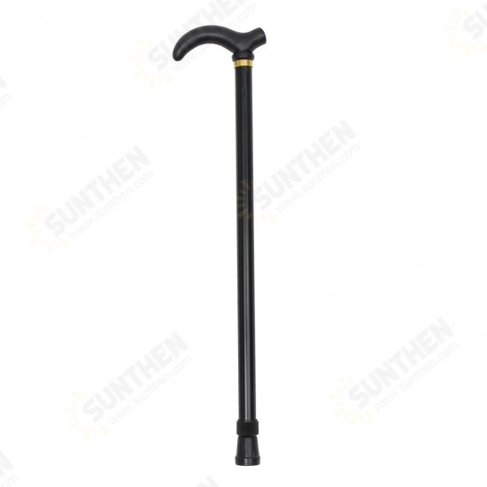 75-90CM Metal Walking Hiking Stick Travel Folding Cane Pole Compact Adjustable Alpenstock