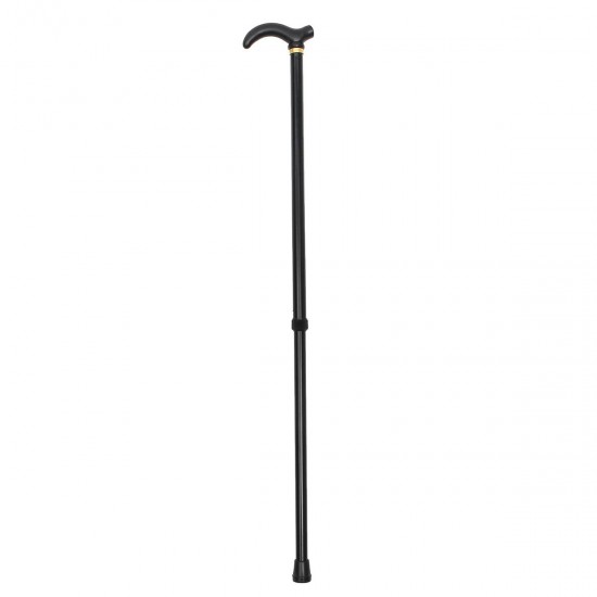 75-90CM Metal Walking Hiking Stick Travel Folding Cane Pole Compact Adjustable Alpenstock