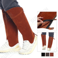 Men's Deluxe Leather Military Gaiters Steampunk Leather Gaiters Hiking Costume Accessories Shoe Covers Men's Deluxe Leather Military Gaiters Steampunk Leather Gaiters Hiking Costume Accessories Shoe Covers