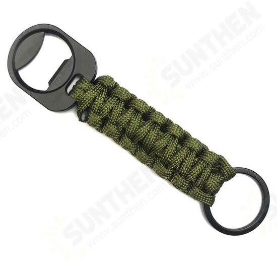 Multifunction EDC Tool Umbrella Rope Weaving Opener Keychain Camping Climbing Tols