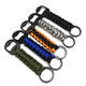 Multifunction EDC Tool Umbrella Rope Weaving Opener Keychain Camping Climbing Tols