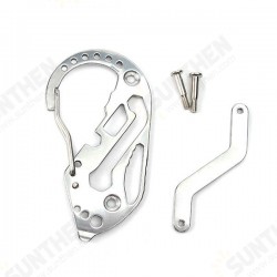Stainless Steel EDC Multi-function Key Holder Screwdriver Wrench Carabiner For camping Outdoor Tools Stainless Steel EDC Multi-function Key Holder Screwdriver Wrench Carabiner For camping Outdoor Tools