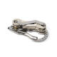 Stainless Steel EDC Multi-function Key Holder Screwdriver Wrench Carabiner For camping Outdoor Tools