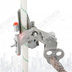 Aerial Work Safety Rope Self-locking Device Anti-dropping Climbing Mountain Quick Lock Rope Gear Grab Protect Installation Climbing Carabiner Aerial Work Safety Rope Self-locking Device Anti-dropping Climbing Mountain Quick Lock Rope Gear Grab Protect Installation Climbing Carabiner