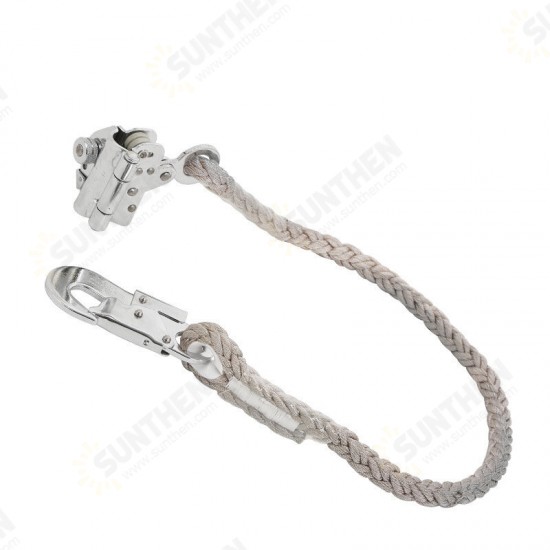 Aerial Work Safety Rope Self-locking Device Anti-dropping Climbing Mountain Quick Lock Rope Gear Grab Protect Installation Climbing Carabiner