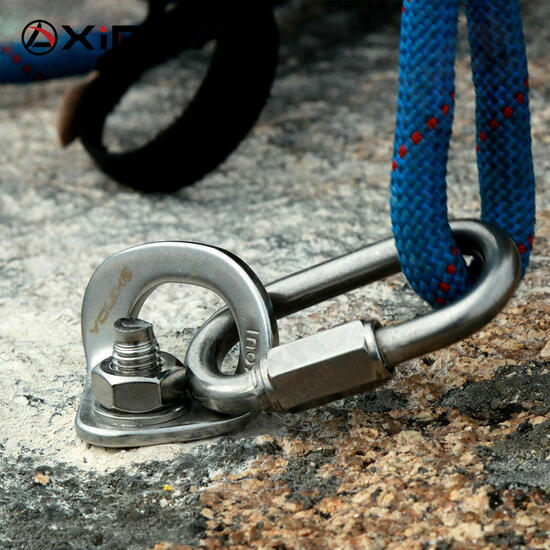 S-517508 Stainless Steel Professional Rock Climbing Pitons Pole Expansion Nail Safety Nail Nut Outdoor Sport Equipment