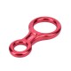 TP-8601P 35KN Outdoor Rock Climbing Rappelling Slow Descender Belay Rescue Gear Equipment Abseiling Ring
