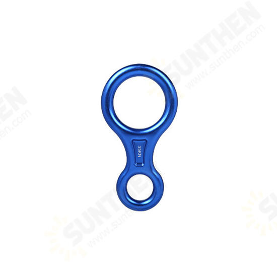 TP-8601P 35KN Outdoor Rock Climbing Rappelling Slow Descender Belay Rescue Gear Equipment Abseiling Ring