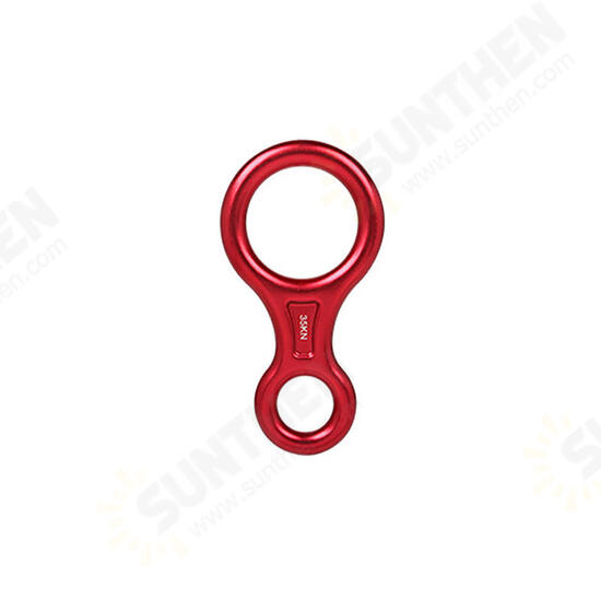 TP-8601P 35KN Outdoor Rock Climbing Rappelling Slow Descender Belay Rescue Gear Equipment Abseiling Ring