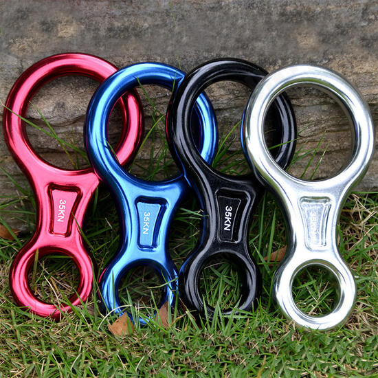 TP-8601P 35KN Outdoor Rock Climbing Rappelling Slow Descender Belay Rescue Gear Equipment Abseiling Ring