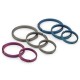 26/33mm TC4 Titanium EDC Keychain Ring Camping Hiking Hanging Ring Tool