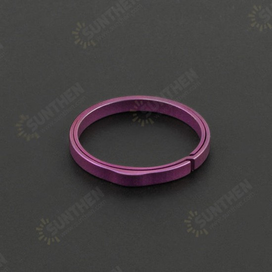 26/33mm TC4 Titanium EDC Keychain Ring Camping Hiking Hanging Ring Tool