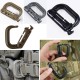 Max Load 90kg D-Ring Hook Mountaineering Buckle Key Chain Outdoor Climbing Carabiner Tactical Tool