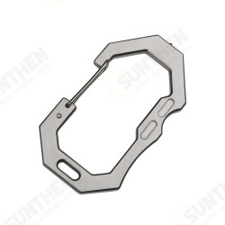 EDC keychain Quickdraw Backpack Clip Buckle Outdoor Portable Stainless Steel Hook EDC keychain Quickdraw Backpack Clip Buckle Outdoor Portable Stainless Steel Hook