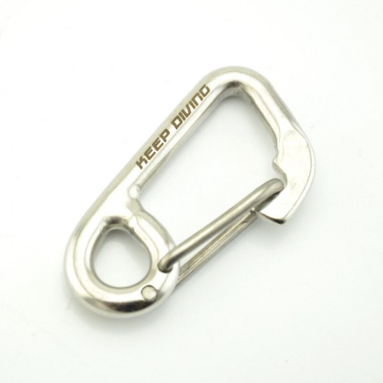 Climbing Safety Carabiner 316 Stainless Steel Snap Hook Hang Buckle EDC Tools for Outdoor Camping Diving
