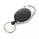 Outdoor EDC Metal Keychain Ring Multifunction Retractable Anti-Lost Key Ring Buckle Pull Clip