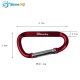 Aluminum Buckles Outdoor Camping Multi-function Hooks Key Chain Carabiner Tools
