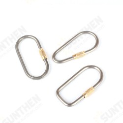 Titanium Key Chain Carabiner Screw Lock Bottle Hook Buckle Hanging Padlock Key Chain Camping Hiking Titanium Key Chain Carabiner Screw Lock Bottle Hook Buckle Hanging Padlock Key Chain Camping Hiking