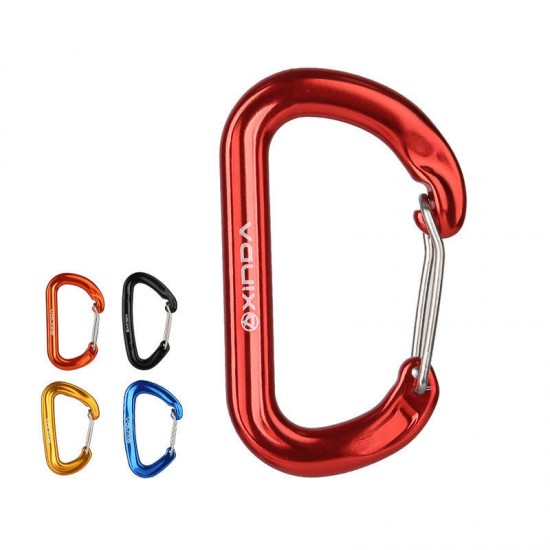 1 PC Carabiner Rock Buckle Safety Climbing Lock Outdoor Camping Security Swing Buckle