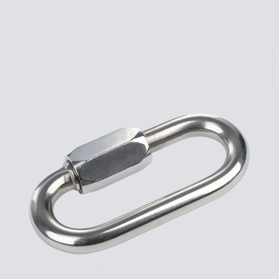 12/18/22/28KN Climbing Carabiner Mountain Safety Master Screw Lock D Shaped Buckle Outdoor Hiking Hunting