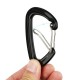 16KN Aluminum Carabiner Climbing Keychain Outdoor Snap Clip Lock Buckle