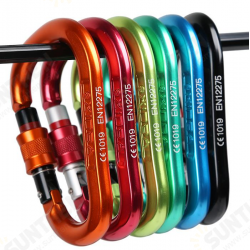 Q9703 Outdoor Quick-hanging Downhill Safety Caving Thread Master Lock Pear-type HMS Climbing Q9703 Outdoor Quick-hanging Downhill Safety Caving Thread Master Lock Pear-type HMS Climbing